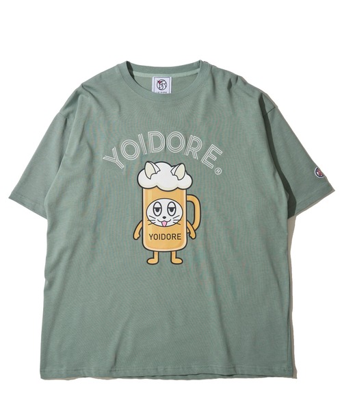 ADPOSION（アドポーション）の「【YOIDORE】ビルル君Tシャツ / グラフィックプリント クルーネックTシャツ（Tシャツ/カットソー・メンズ・ブラック/ライトグリーン/ホワイト・X-LARGE/LARGE/MEDIUM）」の9枚目の写真