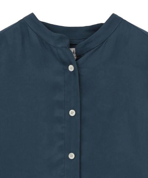 martinique(マルティニーク)の「【l’heritage martinique/レリタージュ マルティニーク】シルキーキュプラブラウス(シャツ/ブラウス・レディース・ブルー/ストライプ・FREE)」の11枚目の写真