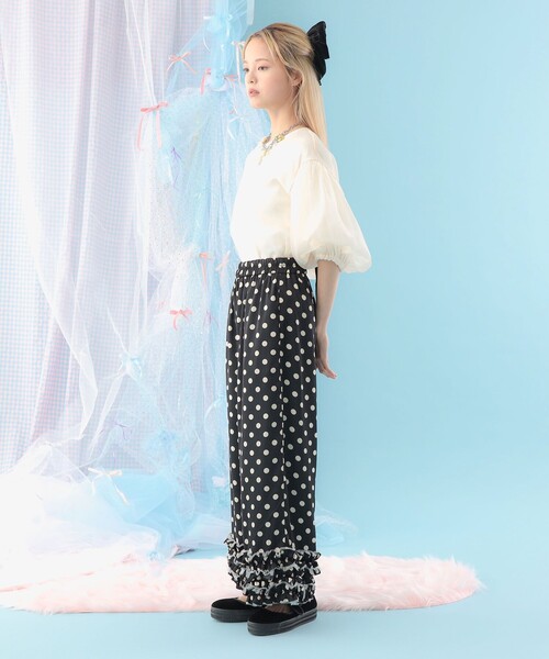 CAROLINA GLASER（カロリナ グレイサー）の「オーガンジー バルーンスリーブ プルオーバー ブラウス（シャツ/ブラウス・レディース・ホワイト系その他5/グレー・ONE SIZE）」の17枚目の写真