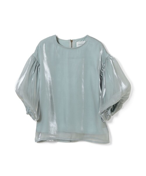 CAROLINA GLASER(カロリナ グレイサー)の「オーガンジー バルーンスリーブ プルオーバー ブラウス(シャツ/ブラウス・レディース・グレー/ホワイト系その他5/ブルー系その他・ONE SIZE)」の8枚目の写真