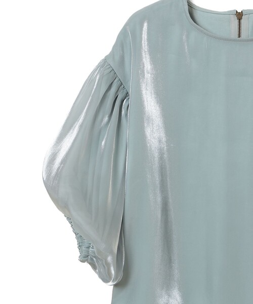 CAROLINA GLASER(カロリナ グレイサー)の「オーガンジー バルーンスリーブ プルオーバー ブラウス(シャツ/ブラウス・レディース・グレー/ホワイト系その他5/ブルー系その他・ONE SIZE)」の10枚目の写真