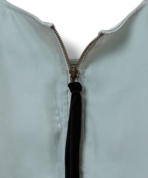 CAROLINA GLASER（カロリナ グレイサー）の「オーガンジー バルーンスリーブ プルオーバー ブラウス（シャツ/ブラウス・レディース・ホワイト系その他5/グレー・ONE SIZE）」の4枚目の写真