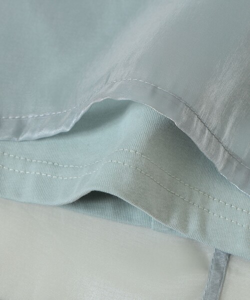 CAROLINA GLASER（カロリナ グレイサー）の「オーガンジー バルーンスリーブ プルオーバー ブラウス（シャツ/ブラウス・レディース・ホワイト系その他5/グレー・ONE SIZE）」の5枚目の写真