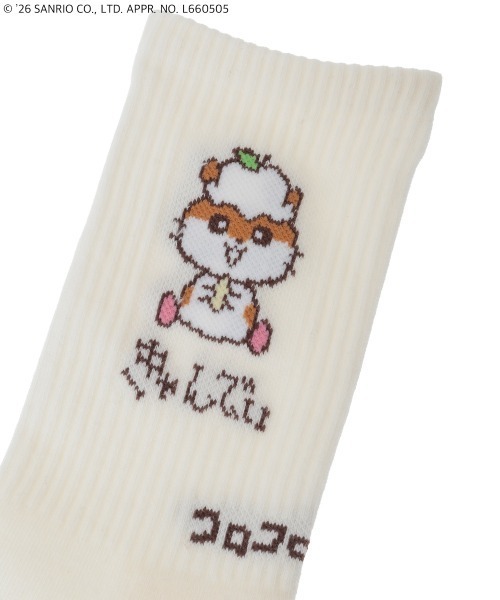 Candy Stripper(キャンディストリッパー)の「【COROCOROKURIRIN】RIB SOCKS(ソックス/靴下・レディース・ブラック/オフホワイト/イエロー・FREE)」の8枚目の写真