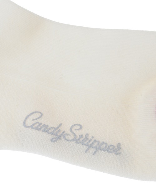 Candy Stripper(キャンディストリッパー)の「【COROCOROKURIRIN】RIB SOCKS(ソックス/靴下・レディース・ブラック/オフホワイト/イエロー・FREE)」の11枚目の写真