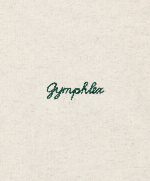GYMPHLEX(ジムフレックス)の「Gymphlex | コットンジャージー クルーネック長袖Tシャツ WOMEN(Tシャツ/カットソー・レディース・ライトグリーン/ホワイト系その他/ダークネイビー・12)」の9枚目の写真