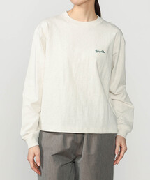 GYMPHLEX | Gymphlex | コットンジャージー クルーネック長袖Tシャツ WOMEN(Tシャツ/カットソー)