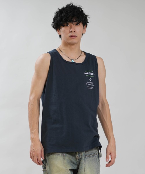 rip curl(リップカール)の「RIP CURL/リップカール メンズ タンクトップ PRODUCT SEARCH TANK RCM6S-2303(タンクトップ・メンズ・ネイビー/ホワイト/ブラック・XL/L/M)」の12枚目の写真