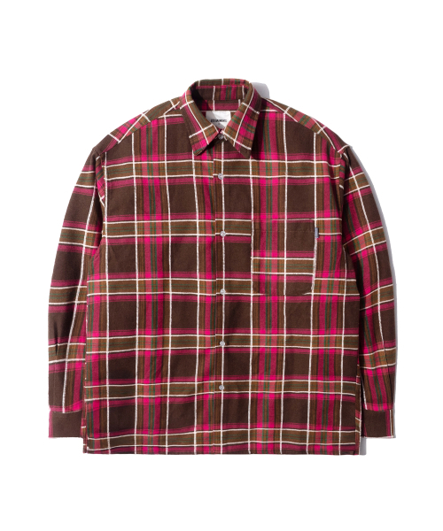QT8 GARMENTS(キューティーエイトガーメント)の「LB Rustic Core Flannel Check Shirt (Pink)(シャツ/ブラウス・レディース・その他・X-LARGE/LARGE/MEDIUM)」の5枚目の写真