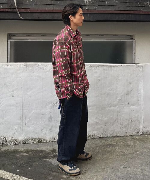 QT8 GARMENTS(キューティーエイトガーメント)の「LB Rustic Core Flannel Check Shirt (Pink)(シャツ/ブラウス・レディース・その他・X-LARGE/LARGE/MEDIUM)」の3枚目の写真