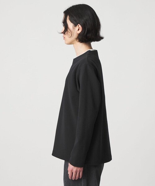 A DAY IN THE LIFE UNITED ARROWS(アデイインザライフユナイテッドアローズ)の「バウンシー ジャガード フェイクレイヤード キーネックカットソー<A DAY IN THE LIFE>(Tシャツ/カットソー・メンズ・ホワイト/ロイヤルブルー/ブラック・S/L/M)」の19枚目の写真