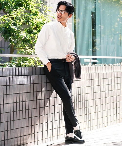 jiggys shop（ジギーズショップ）の「ボタンダウン ブロードシャツ（シャツ/ブラウス・メンズ・ホワイト/ネイビー/サックスブルー/ブルー系その他・MEDIUM/LARGE/X-LARGE）」の17枚目の写真