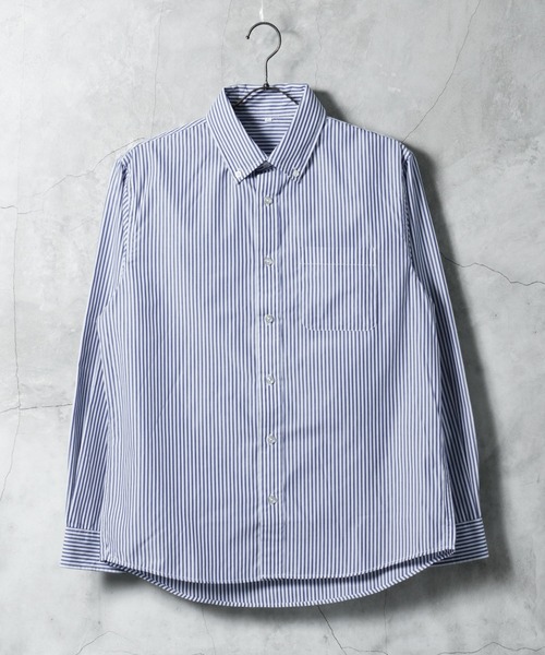 jiggys shop（ジギーズショップ）の「ボタンダウン ブロードシャツ（シャツ/ブラウス・メンズ・ホワイト/ネイビー/サックスブルー/ブルー系その他・MEDIUM/LARGE/X-LARGE）」の8枚目の写真