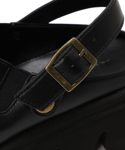 FREE'S MART（フリーズマート）の「クロッグ厚底サンダル（サンダル・レディース・ブラック/ブラウン・SMALL/MEDIUM）」の9枚目の写真