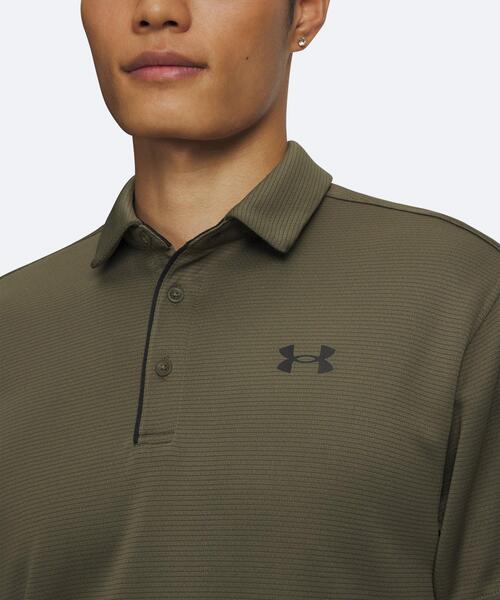 UNDER ARMOUR(アンダーアーマー)の「UAテック ポロ(ゴルフ/メンズ)(ポロシャツ・メンズ・カーキ・M/L/XL/3XL/S/2XL)」の3枚目の写真