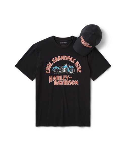 Harley-Davidson(ハーレーダビッドソン)の「クール・グランパス ライド ギフトセット(Tシャツ/カットソー・メンズ・ブラック系その他・X-LARGE/LARGE/MEDIUM/SMALL)」の1枚目の写真