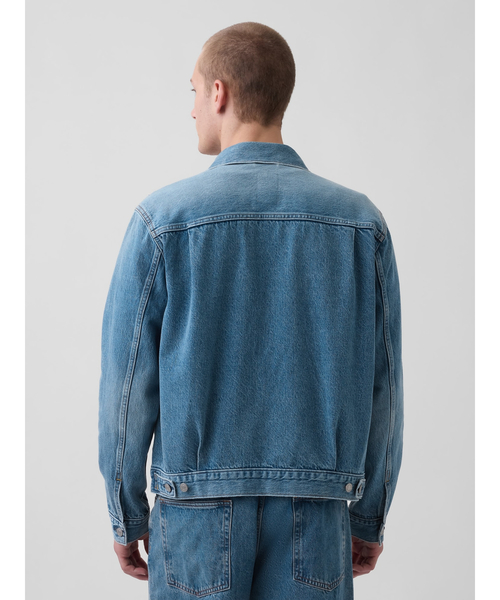 GAP（ギャップ）の「リラックスフィット アイコンデニムジャケット（デニムジャケット・メンズ・インディゴブルー・XL/L/M/S/XS）」の3枚目の写真