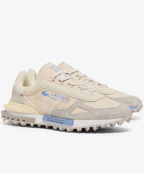 LACOSTE（ラコステ）の「メンズ ELITE ACTIVE 1263 SMA エリートアクティブ スニーカー（スニーカー・メンズ・アイボリー/ライトグリーン・28.0cm/27.0cm/26.0cm/26.5cm/25.5cm/25.0cm/28.5cm）」の2枚目の写真