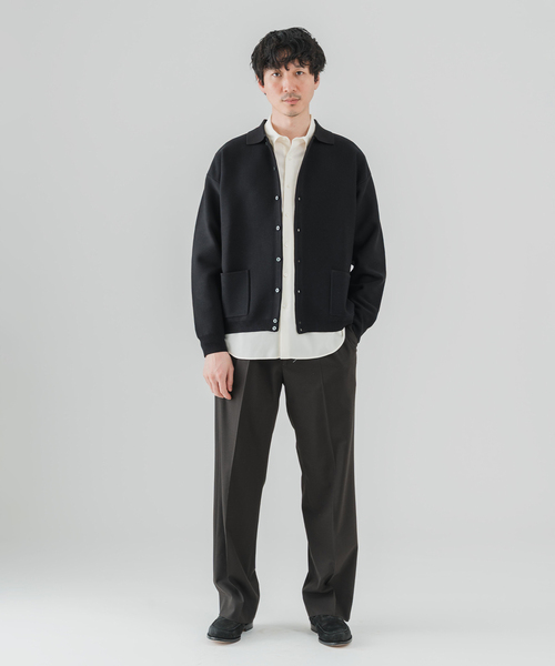 EDIFICE（エディフィス）の「ニット ポロ カーディガン（カーディガン/ボレロ・メンズ・グリーン/ベージュ系その他/ブラック・LARGE/MEDIUM）」の11枚目の写真