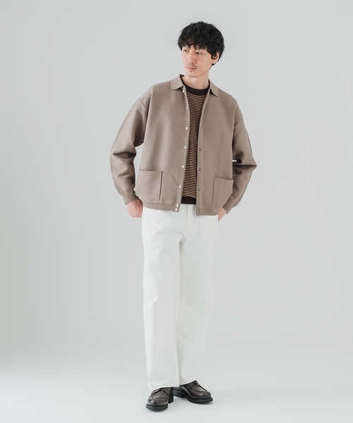 EDIFICE（エディフィス）の「ニット ポロ カーディガン（カーディガン/ボレロ・メンズ・グリーン/ベージュ系その他/ブラック・LARGE/MEDIUM）」の19枚目の写真