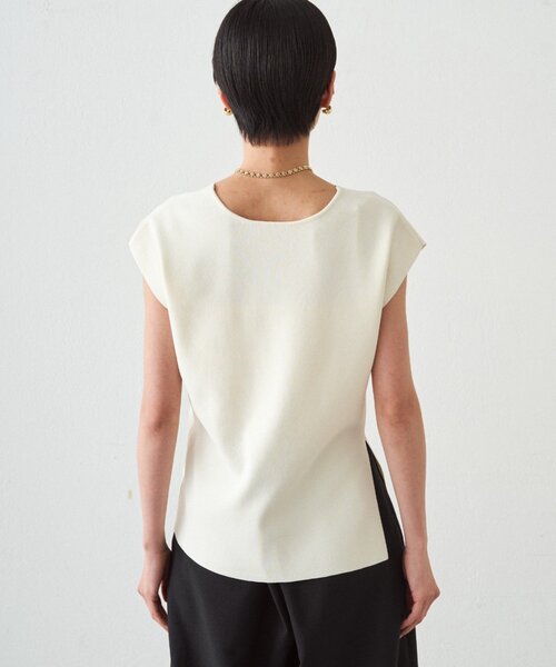 LOUNGEDRESS(ラウンジドレス)の「2WAYツヤニット(ニット/セーター・レディース・キャメル/ブラック/オフホワイト/オレンジ・FREE)」の17枚目の写真