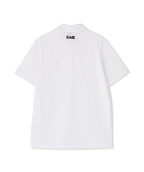 PING(ピン)の「【PING APPAREL】EPIX変形ストレッチサッカー半袖ポロシャツ(ポロシャツ・メンズ・ネイビー/ホワイト/レッド・LL/S/LL1/L/M)」の7枚目の写真