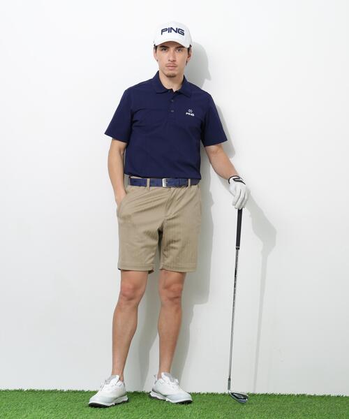 PING(ピン)の「【PING APPAREL】EPIX変形ストレッチサッカー半袖ポロシャツ(ポロシャツ・メンズ・ネイビー/ホワイト/レッド・LL/S/LL1/L/M)」の22枚目の写真