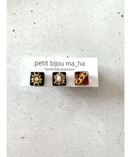 tone(トーン)の「【petitbijou ma_ha】オリジナルパーツピアス(ピアス(両耳用)・レディース・その他1/その他3/その他2/その他5/その他4・FREE)」の3枚目の写真