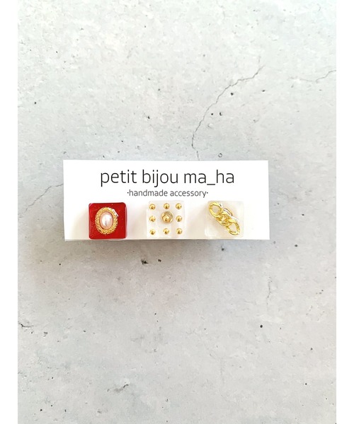 tone(トーン)の「【petitbijou ma_ha】オリジナルパーツピアス(ピアス(両耳用)・レディース・その他1/その他3/その他2/その他5/その他4・FREE)」の4枚目の写真