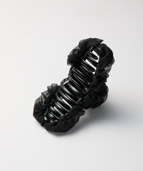 COLONY 2139(コロニートゥーワンスリーナイン)の「シアーシフォンバンスクリップ(バレッタ/ヘアクリップ・レディース・サックスブルー/ブラック/ベージュ・FREE)」の6枚目の写真