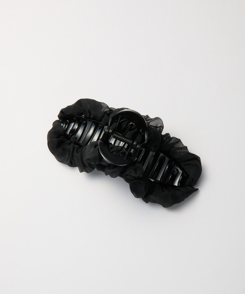 COLONY 2139(コロニートゥーワンスリーナイン)の「シアーシフォンバンスクリップ(バレッタ/ヘアクリップ・レディース・サックスブルー/ブラック/ベージュ・FREE)」の7枚目の写真