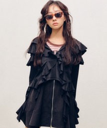 FURFUR（ファーファー）の「【UVカット】フリルパーカー/マシンウォッシャブル（パーカー）」