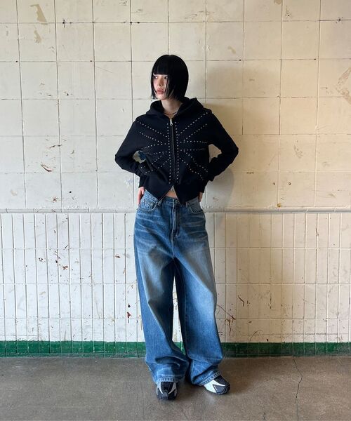 Midnight Move(ミッドナイトムーブ)の「eg pk denim pants (blue)(デニムパンツ・レディース・その他・SMALL/MEDIUM)」の7枚目の写真