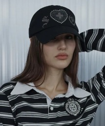 SETUPEXE（セットアップイーエックスイー）の「◇SETUPEXE◇ブランド直輸入正規品/レオパード アップリケ ボール キャップ LEO APPLIQUE BALL CAP（キャップ）」