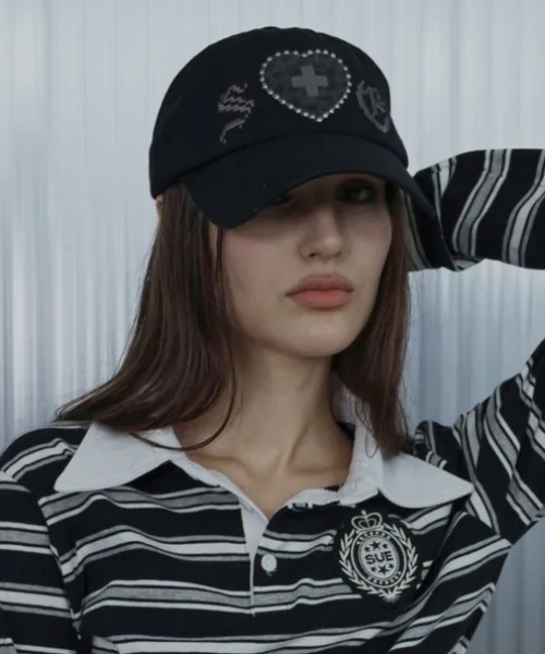 ◇SETUPEXE◇ブランド直輸入正規品/レオパード アップリケ ボール キャップ LEO APPLIQUE BALL CAP