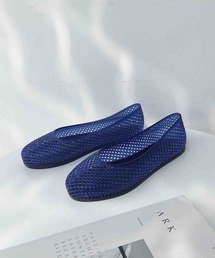 AS KNOW AS plus（アズノゥアズプラス）の「クリアメッシュフラットパンプス（パンプス）」