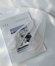 AS KNOW AS plus | クリアメッシュフラットパンプス(パンプス)