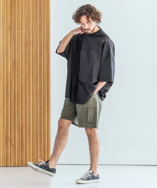 Magine(マージン)の「mt10393-Knit Look Crazy Pattern Relax Fit T-Shirt ニットソーTシャツ(MGN-261-024)(Tシャツ/カットソー・メンズ・チャコール/ホワイト/ブラック・44/46/48)」の20枚目の写真