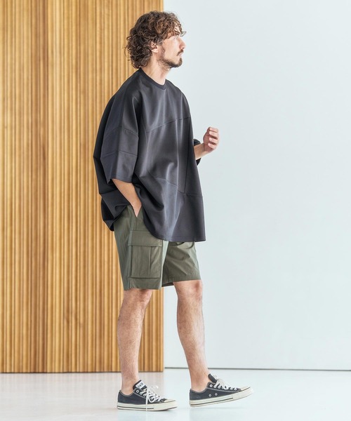 Magine(マージン)の「mt10393-Knit Look Crazy Pattern Relax Fit T-Shirt ニットソーTシャツ(MGN-261-024)(Tシャツ/カットソー・メンズ・チャコール/ホワイト/ブラック・44/46/48)」の22枚目の写真