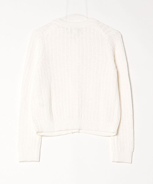 BANANA REPUBLIC FACTORY STORE(バナナリパブリック ファクトリーストア)の「BANANA REPUBLIC FACTORY STORE テクスチャード カーディガン(カーディガン/ボレロ・レディース・ホワイト/カーキ/ブラック・XS/S/M/L)」の4枚目の写真