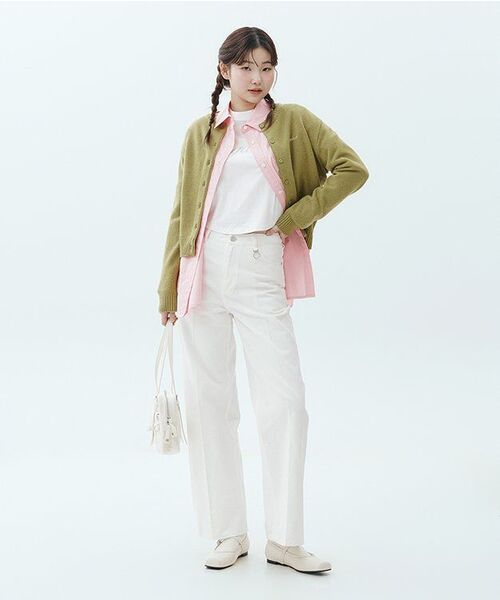 COVERNAT WOMAN(カバーナットウーマン)の「ウィメンズクラシックストレートデニムパンツホワイト(デニムパンツ・レディース・その他・WS/WM)」の9枚目の写真