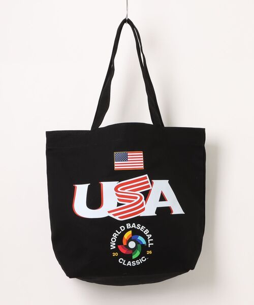 baron(バロン)の「WBC アメリカ代表クレイトン・カーショウ選手キャンバストート(トートバッグ・レディース・ブラック・FREE)」の2枚目の写真