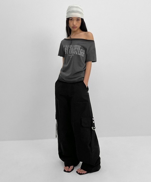 BLACKUP（ブラックアップ）の「[MADE] デンクカーゴワイドコットンパンツ（その他パンツ・レディース・チャコール/ブラック・SMALL/MEDIUM）」の12枚目の写真