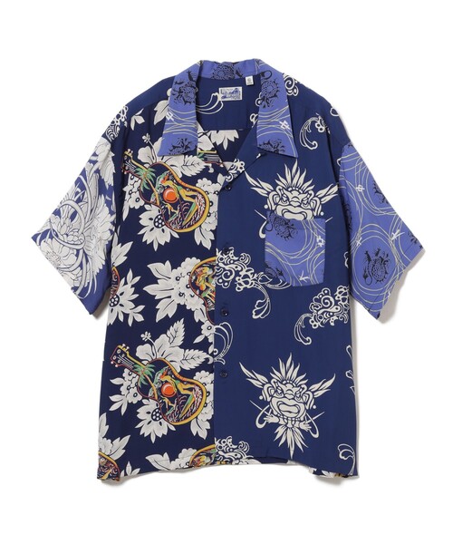 SUN SURF(サンサーフ)の「【別注】SUN SURF / クレイジー アロハシャツ 26SS(シャツ/ブラウス・メンズ・ホワイト/ブラック/ネイビー・XX-LARGE/X-LARGE/LARGE/MEDIUM/SMALL)」の3枚目の写真