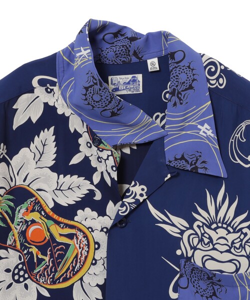 SUN SURF(サンサーフ)の「【別注】SUN SURF / クレイジー アロハシャツ 26SS(シャツ/ブラウス・メンズ・ホワイト/ブラック/ネイビー・XX-LARGE/X-LARGE/LARGE/MEDIUM/SMALL)」の6枚目の写真