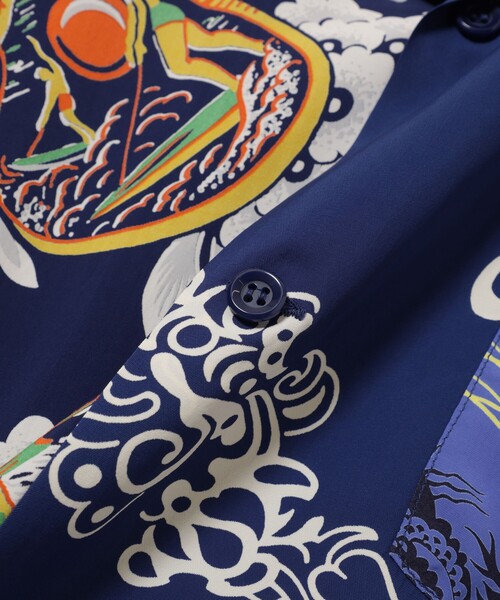 SUN SURF(サンサーフ)の「【別注】SUN SURF / クレイジー アロハシャツ 26SS(シャツ/ブラウス・メンズ・ホワイト/ブラック/ネイビー・XX-LARGE/X-LARGE/LARGE/MEDIUM/SMALL)」の8枚目の写真