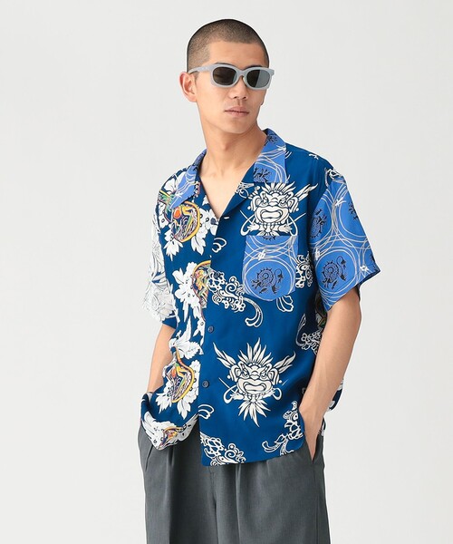 SUN SURF(サンサーフ)の「【別注】SUN SURF / クレイジー アロハシャツ 26SS(シャツ/ブラウス・メンズ・ホワイト/ブラック/ネイビー・XX-LARGE/X-LARGE/LARGE/MEDIUM/SMALL)」の22枚目の写真