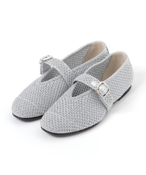niko and...(ニコアンド)の「ニットベルトパンプス(パンプス・レディース・グリーン/シルバー/ブラック・LARGE/MEDIUM)」の1枚目の写真