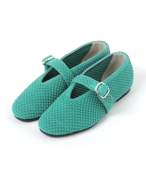 niko and...（ニコアンド）の「ニットベルトパンプス（パンプス・レディース・グリーン/グレー/ブラック・LARGE/MEDIUM）」の3枚目の写真