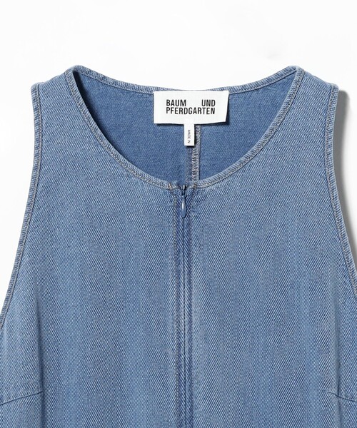 Demi-Luxe BEAMS（デミルクス ビームス）の「BAUM UND PFERDGARTEN / ALMINA デニム ドレス（ワンピース・レディース・ライトブルー・36/34）」の8枚目の写真